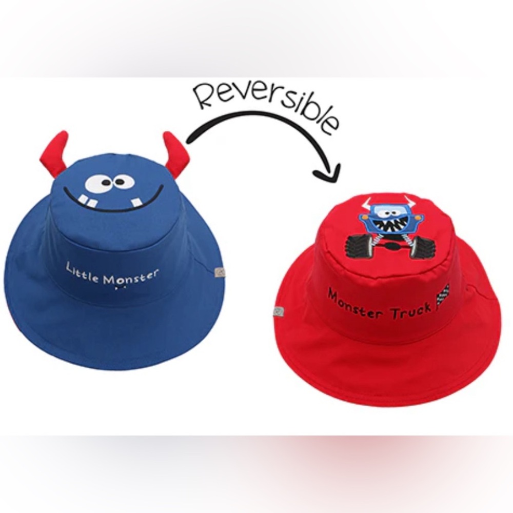 Flapjack Kids Reversible Sun Hat -2-4y